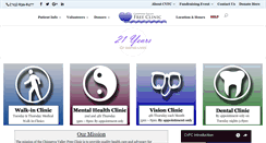 Desktop Screenshot of cvfreeclinic.org